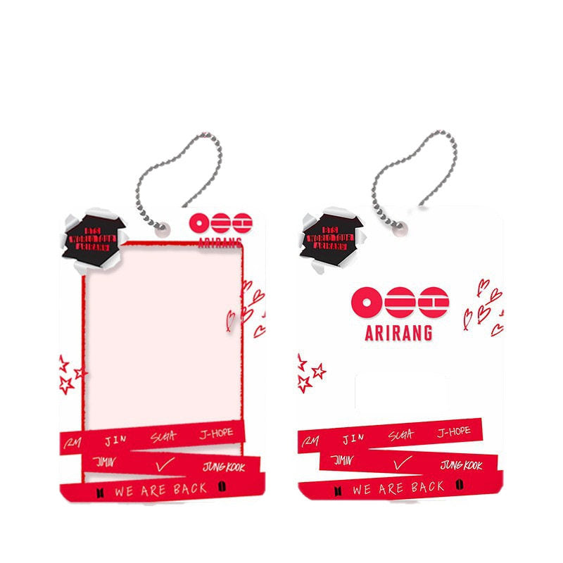 BTS ARIRANG Photocard Holder Keychain Fanmade