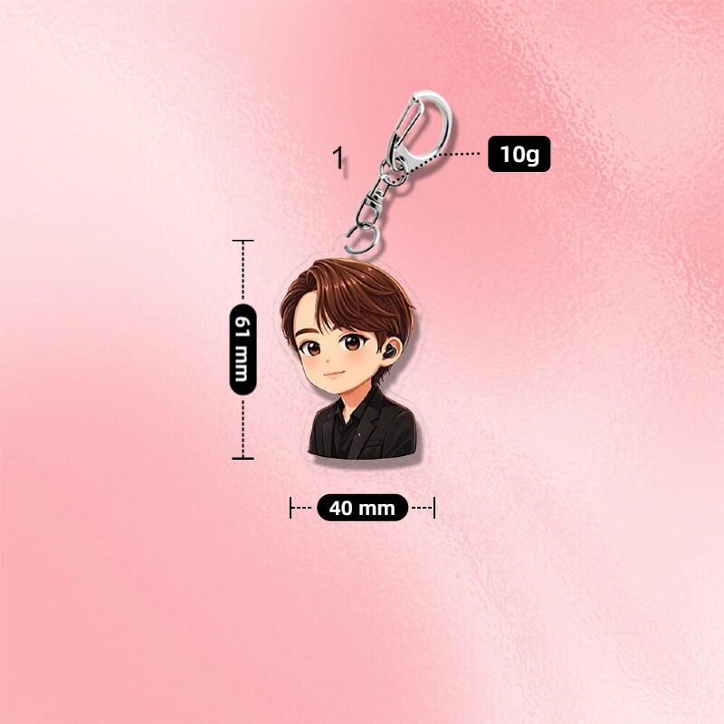 BTS Chibi Acrylic Keychain