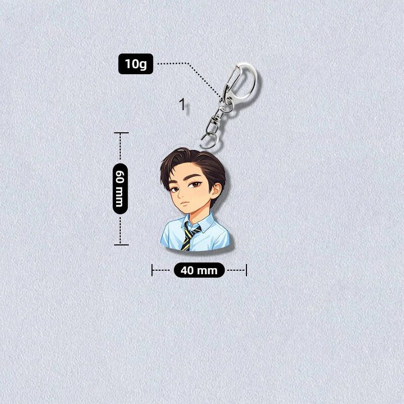 CORTIS Fan Support Acrylic Keychain