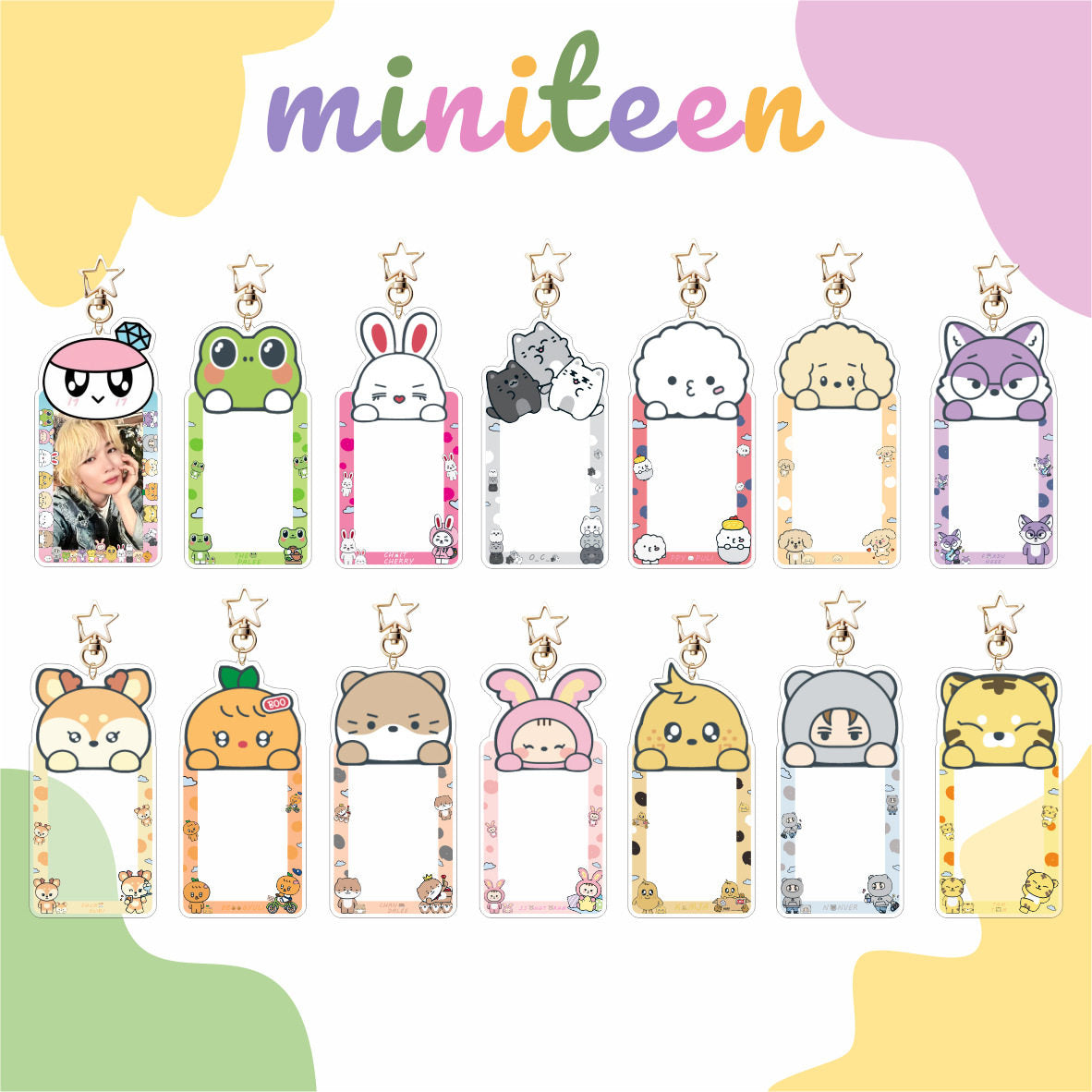 SEVENTEEN MiniTeen Photocard Frame Keychain