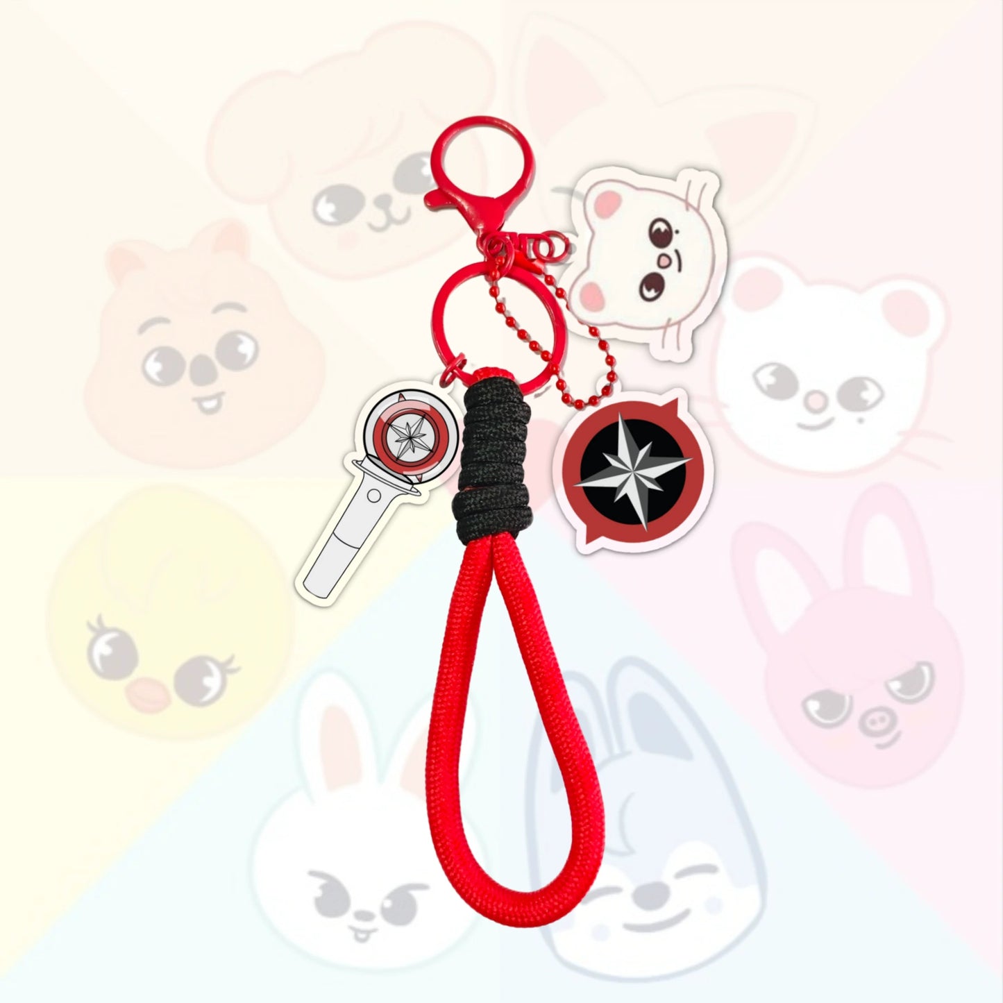 Stray Kids SKZOO Inspired Keychain Strap