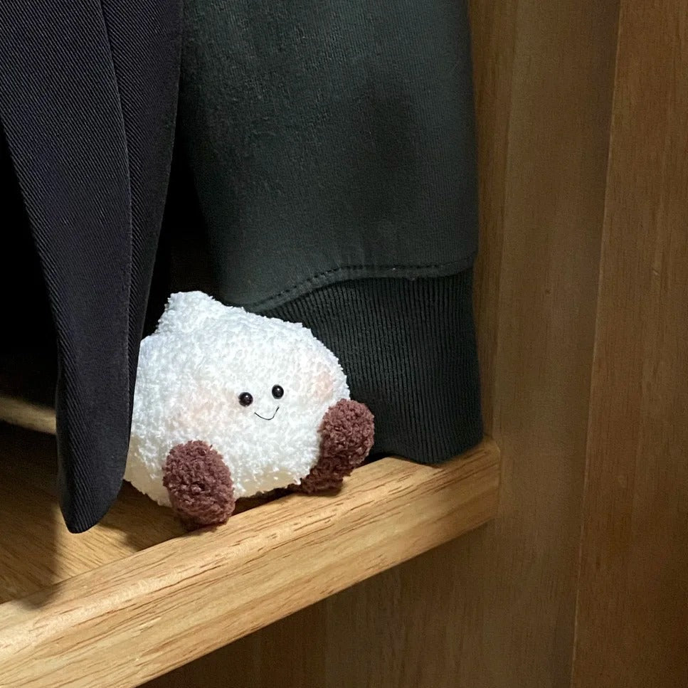 Crochet Dumpling Plush Keychain
