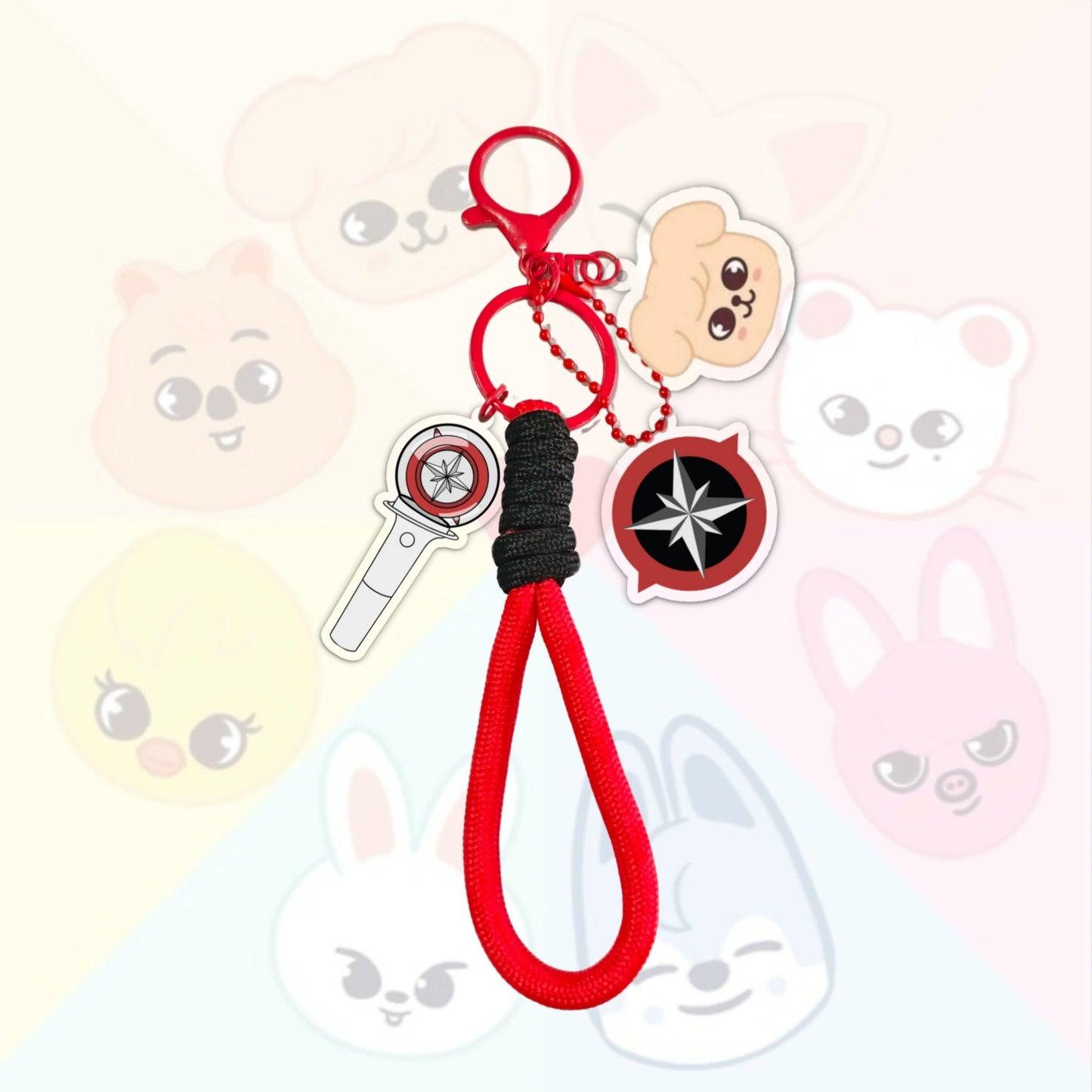 Stray Kids SKZOO Inspired Keychain Strap