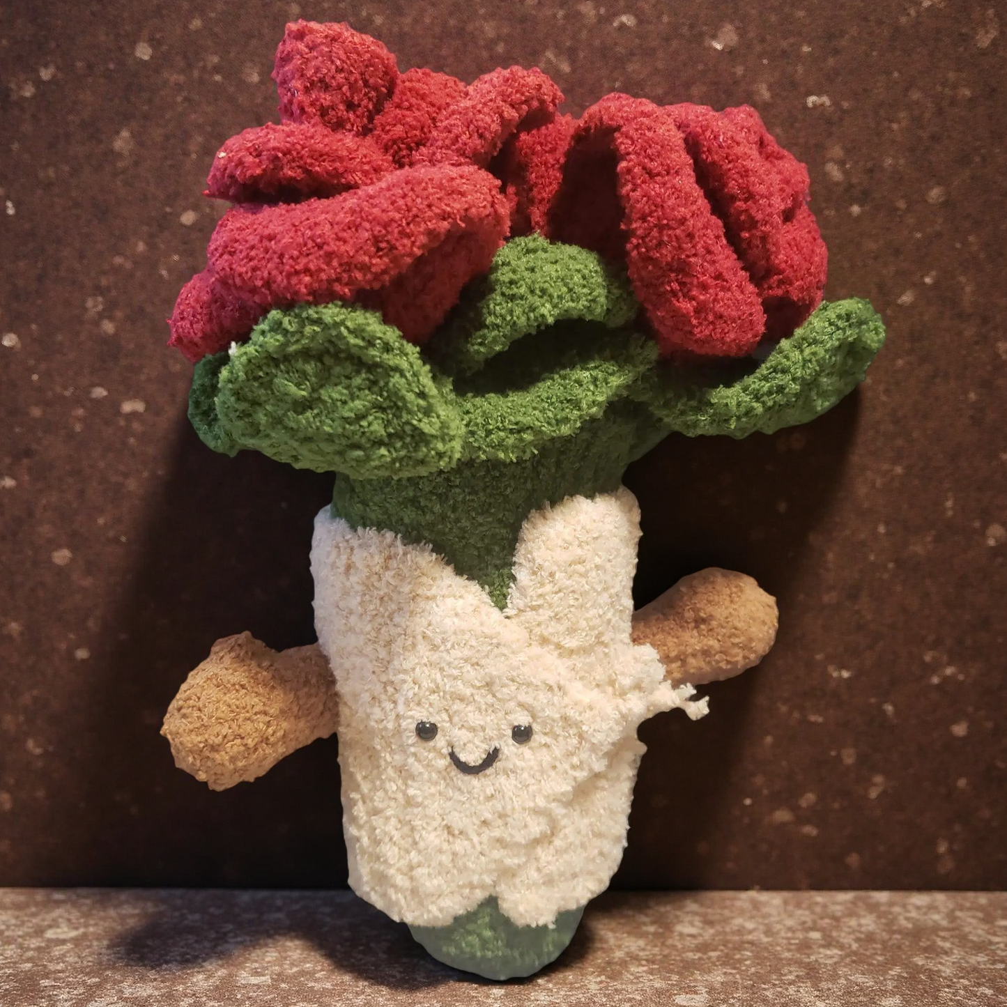 Crochet Rose Bouquet Plush