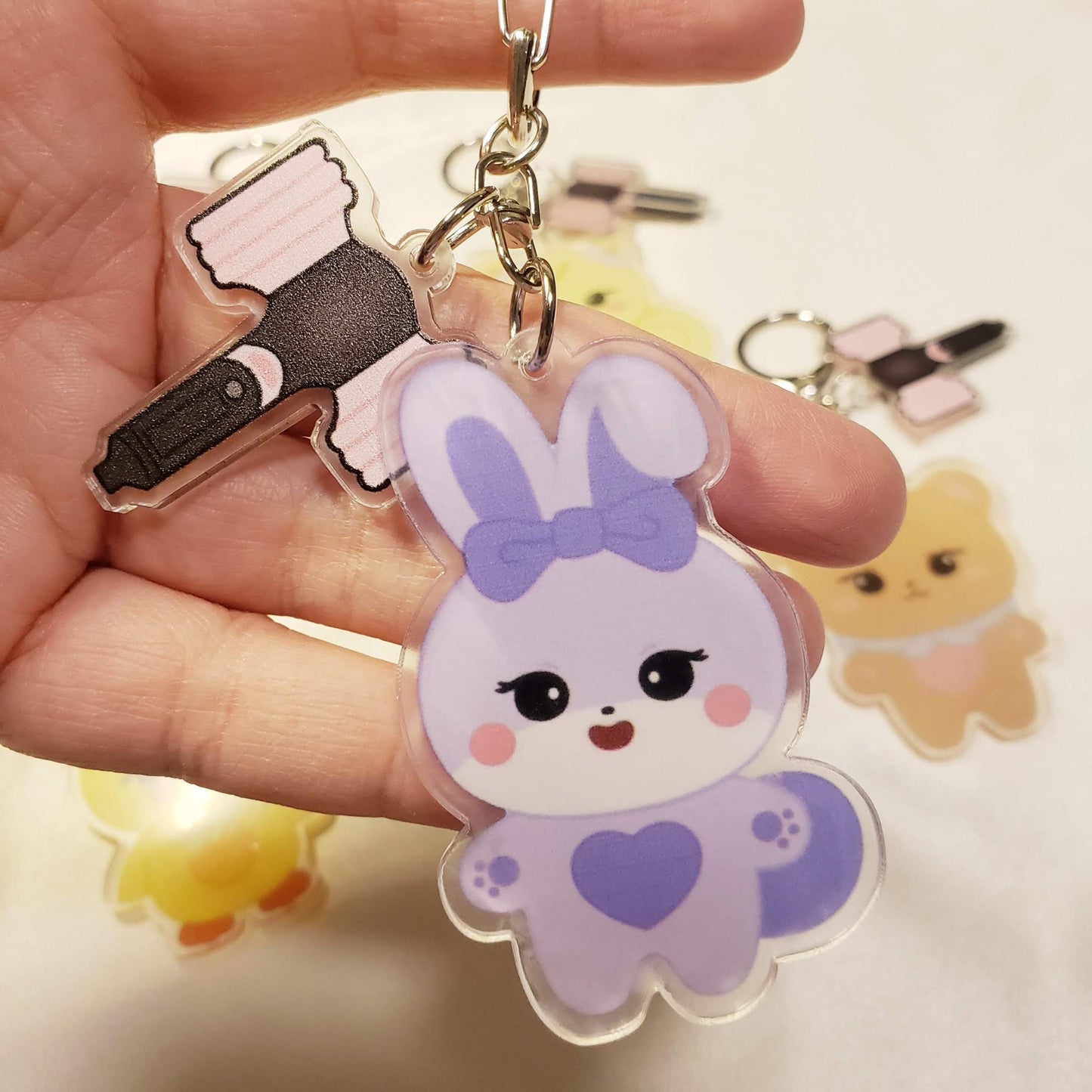 BLACKPINK Cartoon Acrylic Keychain