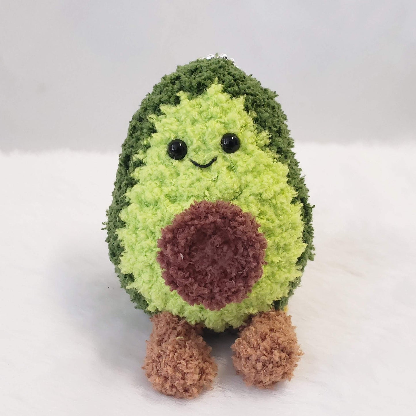 Crochet Avocado Plush Keychain