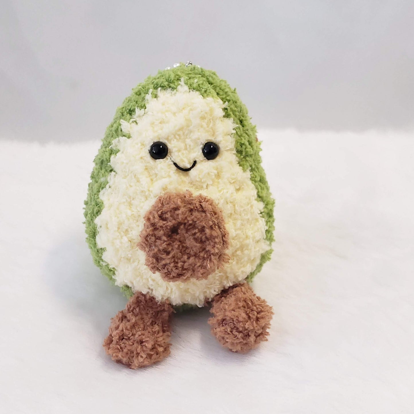 Crochet Avocado Plush Keychain