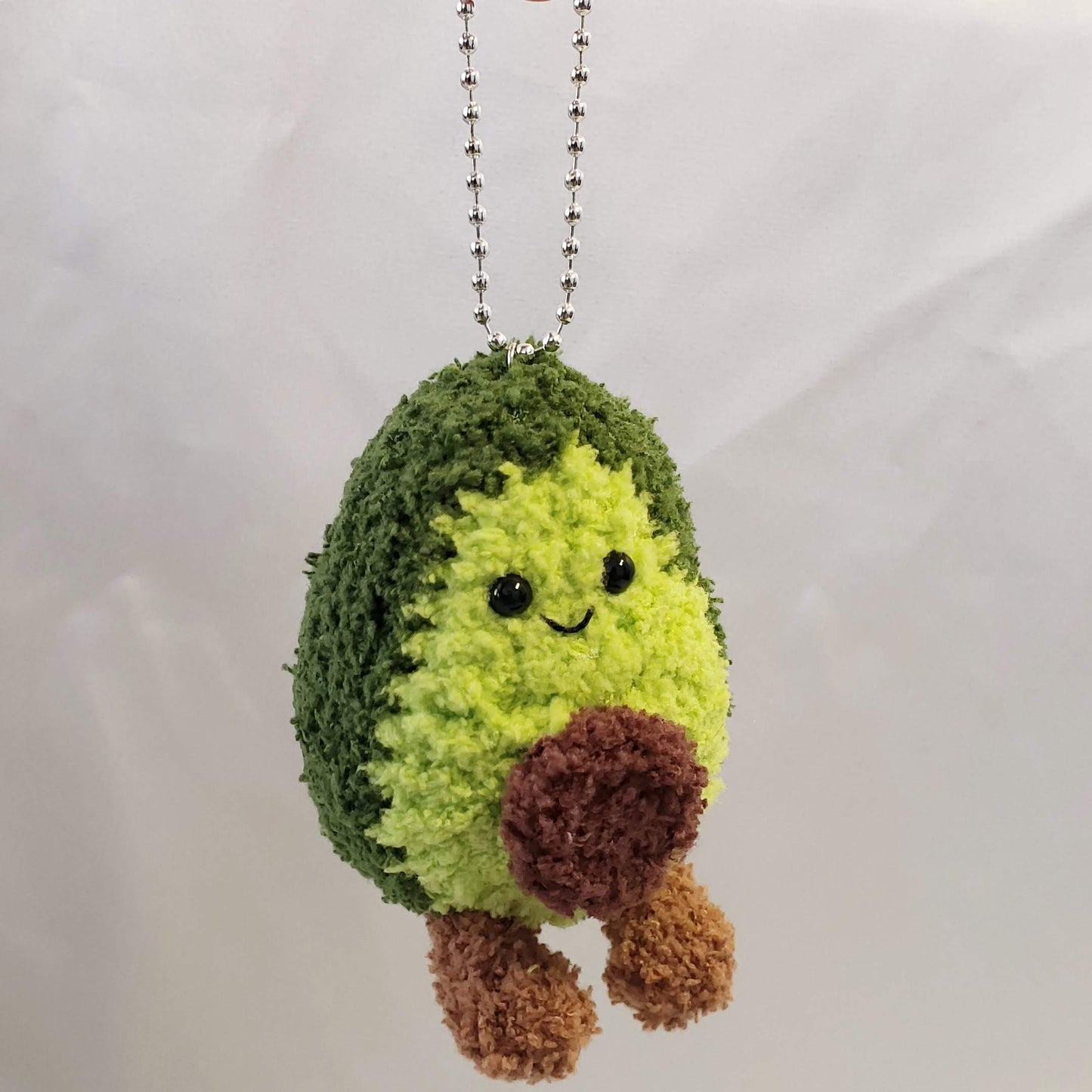 Crochet Avocado Plush Keychain