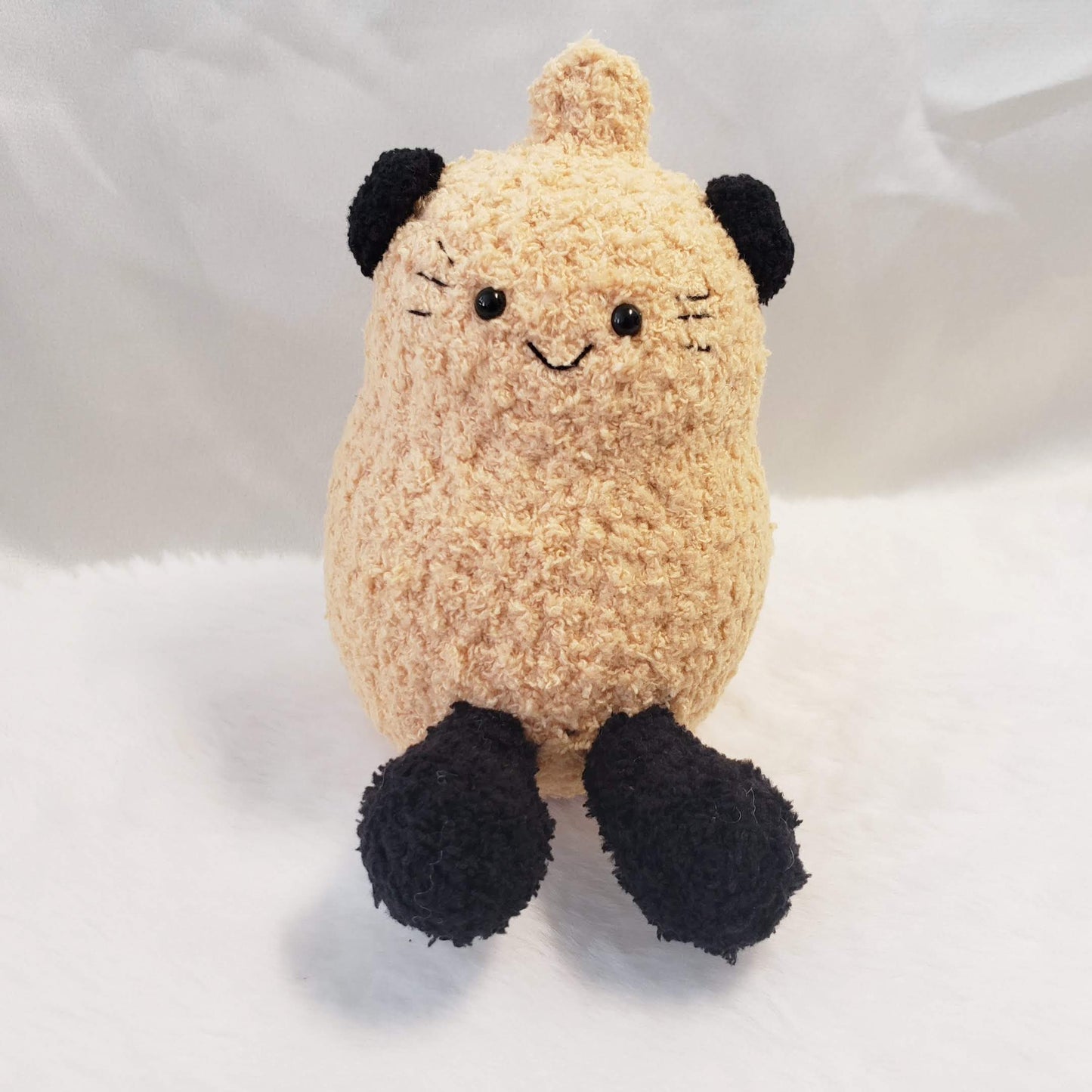 Crochet Peanut Cat Plush