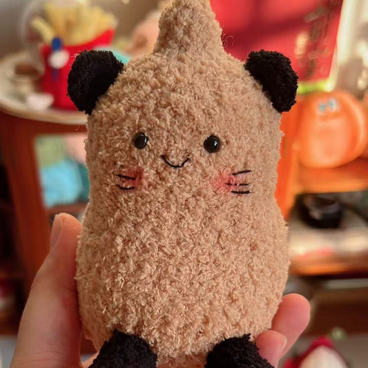 Crochet Peanut Cat Plush