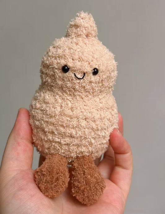 Crochet Peanut Plush keychain
