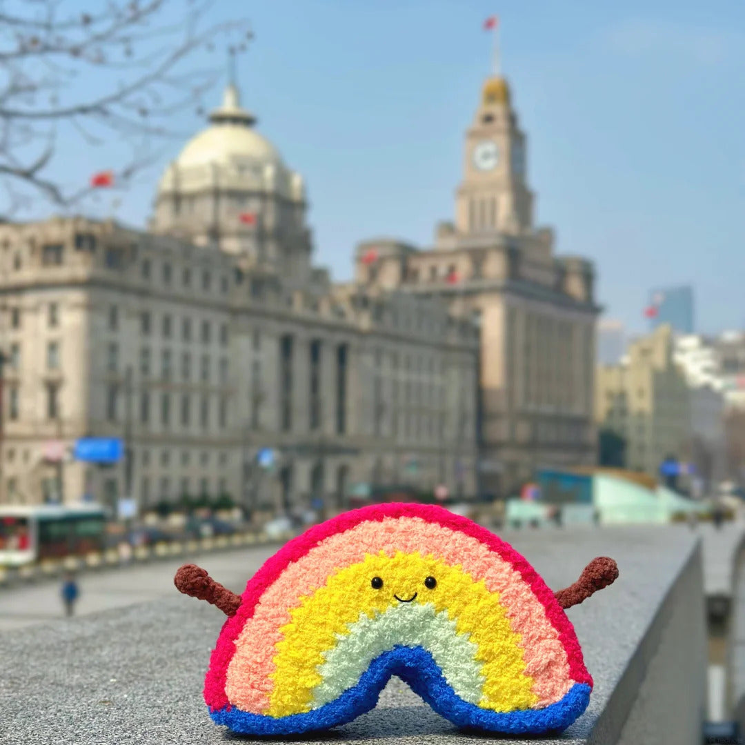 Crochet Rainbow Plush