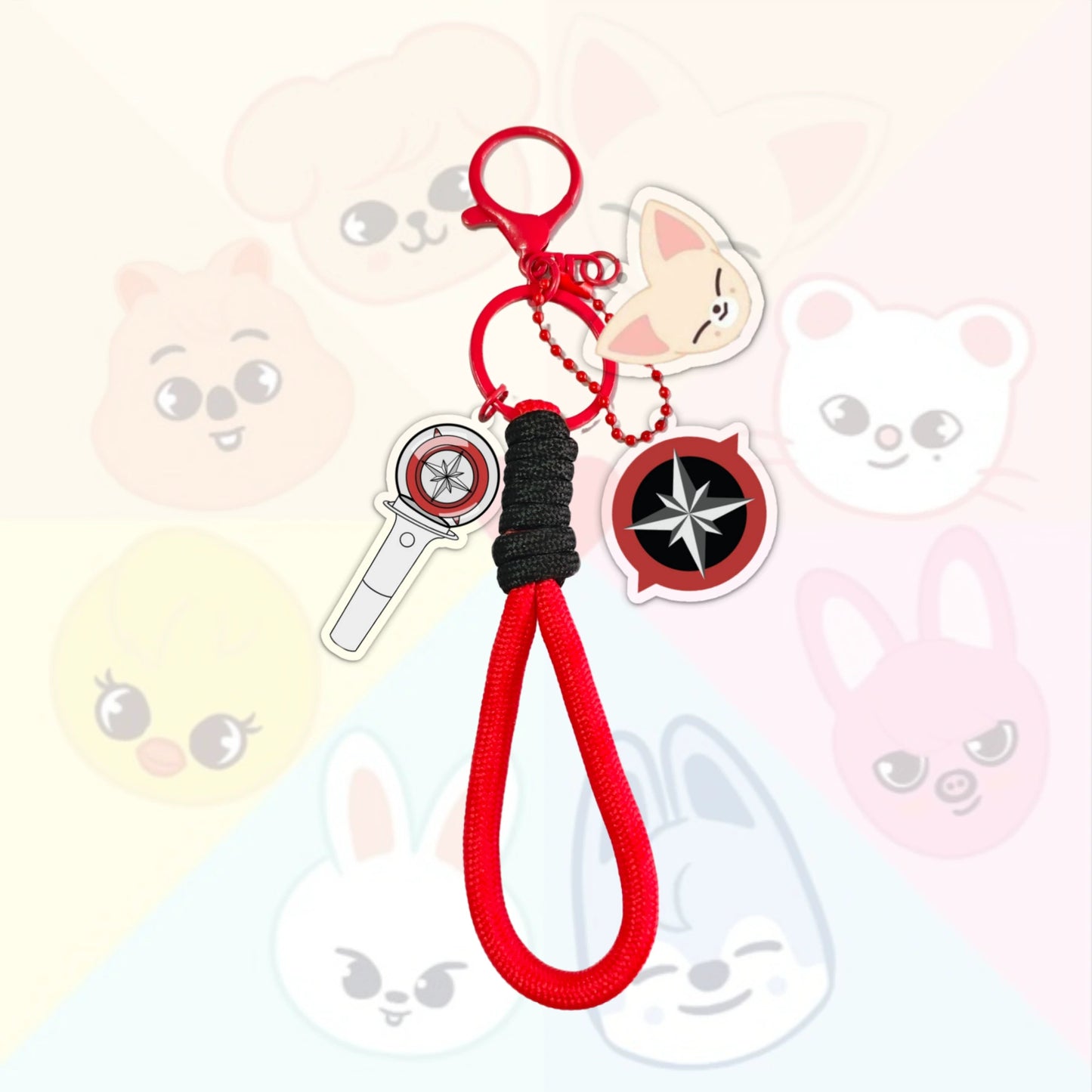 Stray Kids SKZOO Inspired Keychain Strap