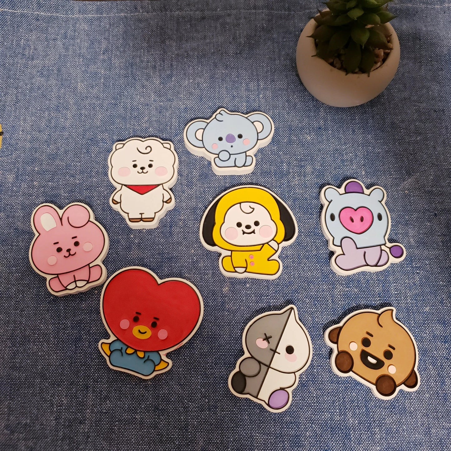 BT21 Car Air Freshener Clip
