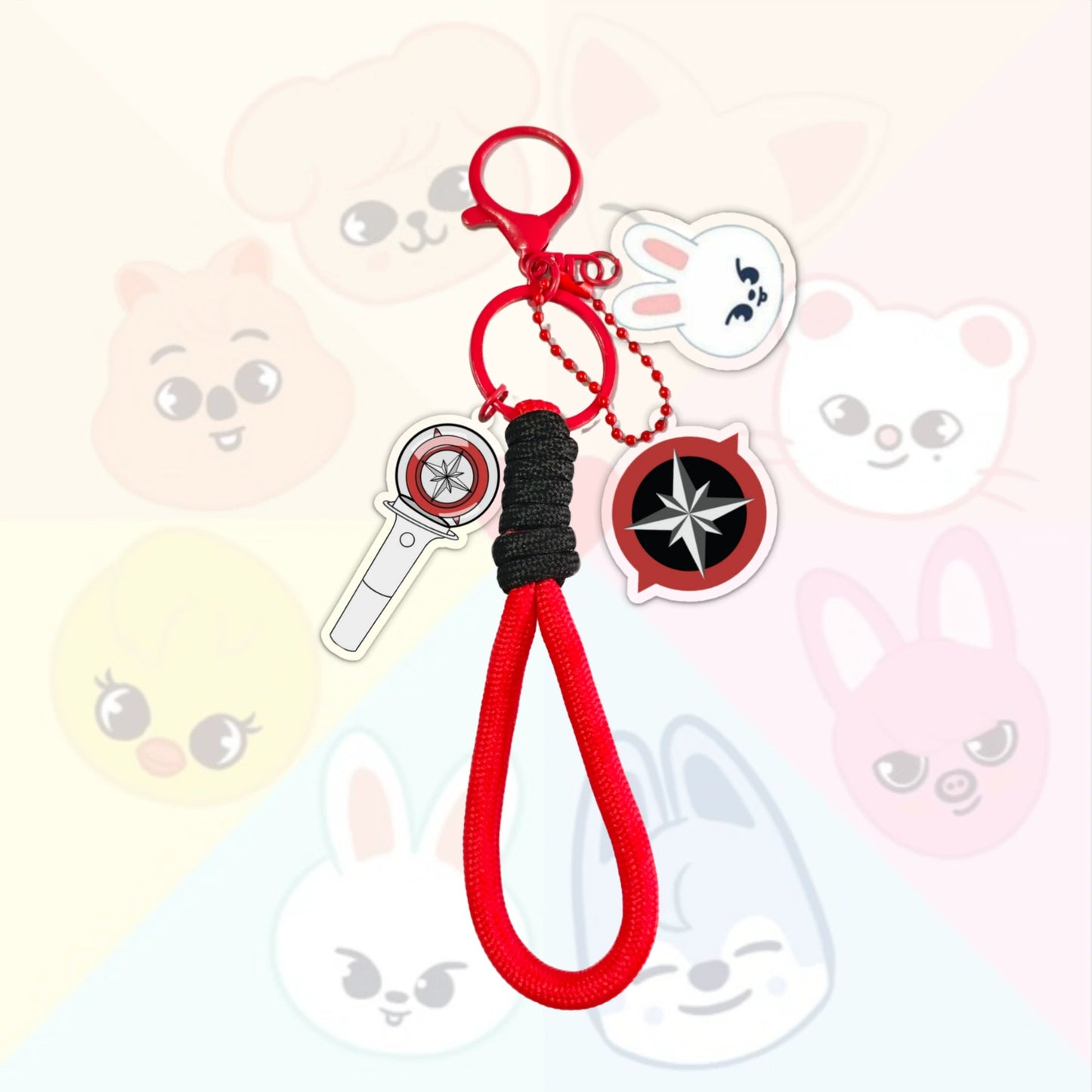 Stray Kids SKZOO Inspired Keychain Strap