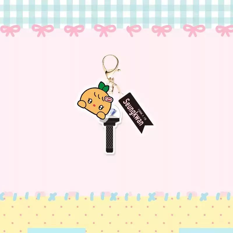 MiniTeen Keychain with Carat Bong — K-POP Fan Accessory