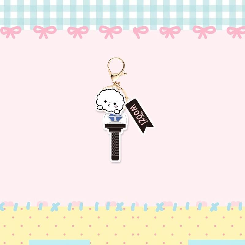 MiniTeen Keychain with Carat Bong — K-POP Fan Accessory