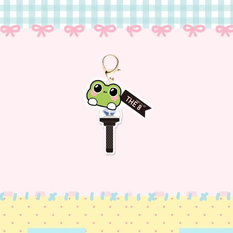 MiniTeen Keychain with Carat Bong — K-POP Fan Accessory