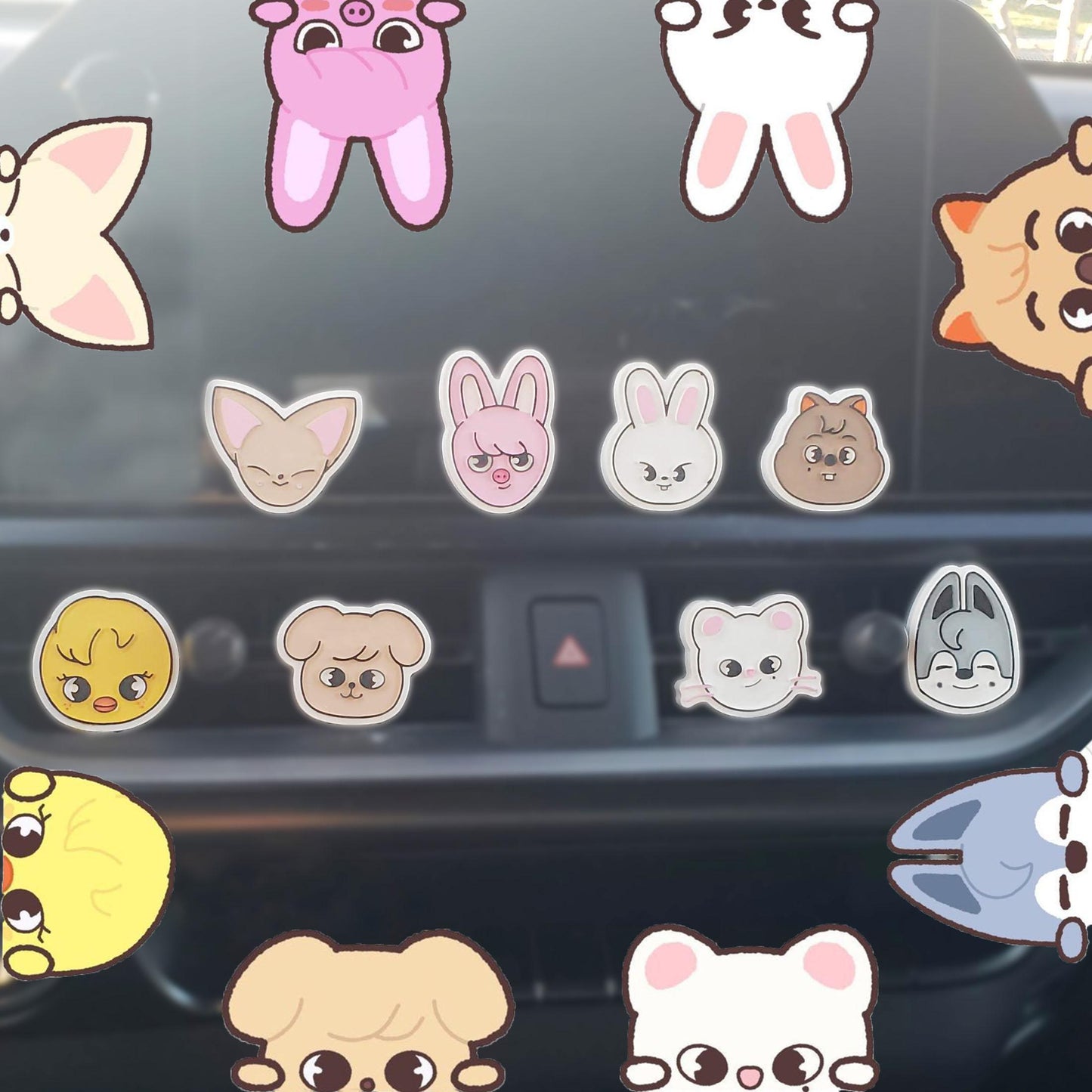Stray Kids SKZOO Car Air Freshener Vent Clip