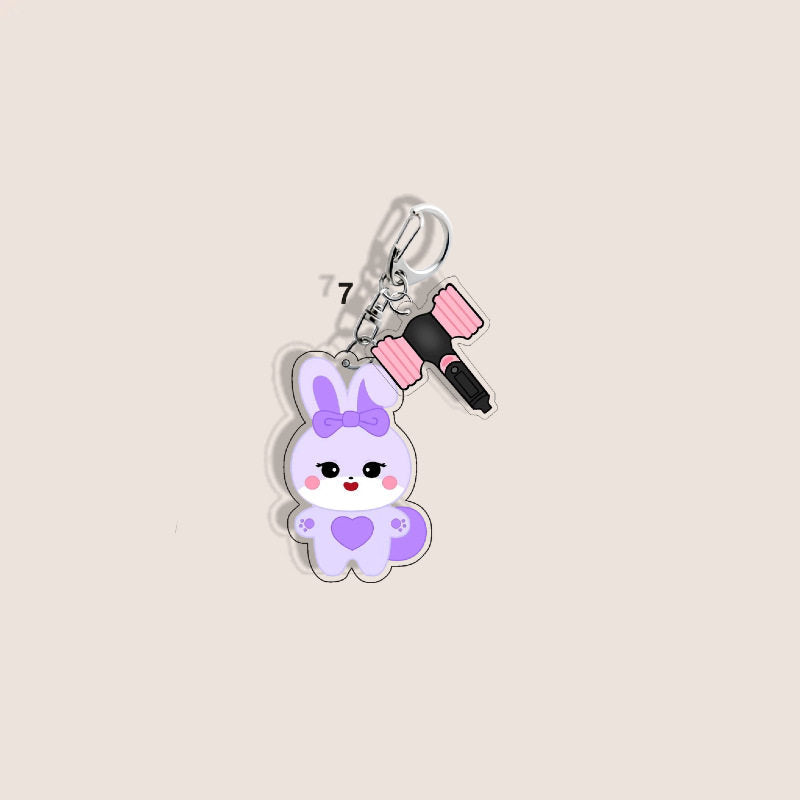 BLACKPINK Cartoon Acrylic Keychain