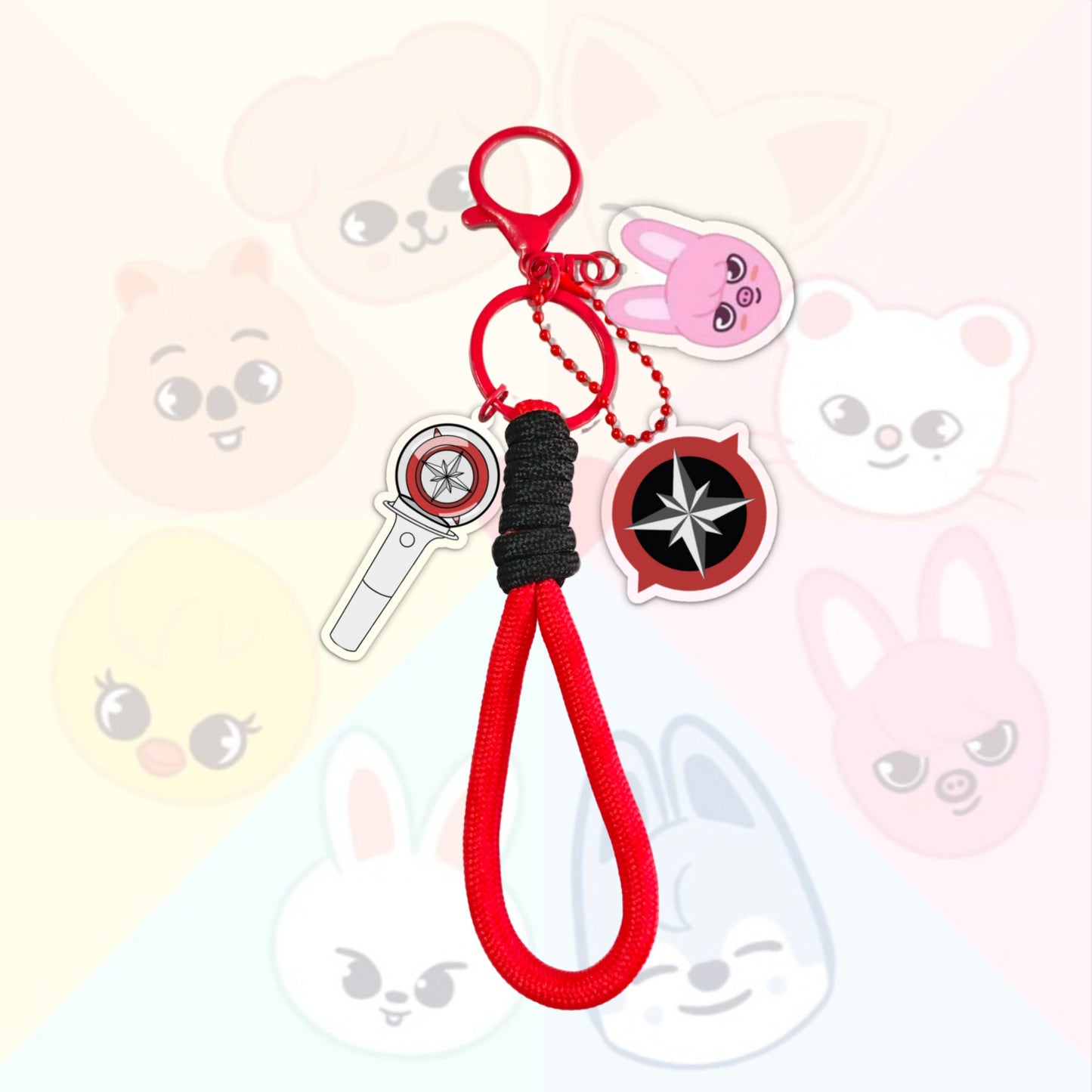Stray Kids SKZOO Inspired Keychain Strap
