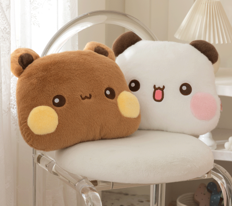 Authentic Bubududu Bear Plush Cushion | Kawaii Soft Pillow