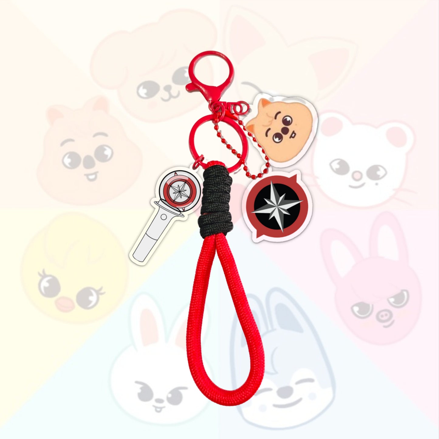 Stray Kids SKZOO Inspired Keychain Strap