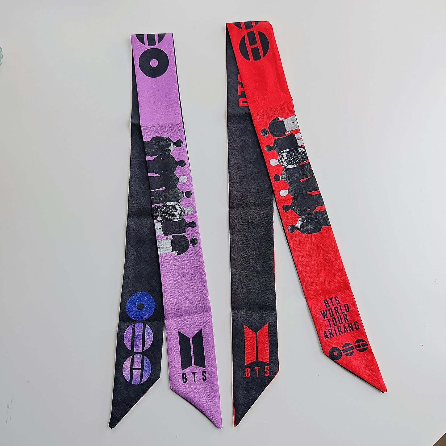 BTS Inspired Concert Scarf Ribbon
