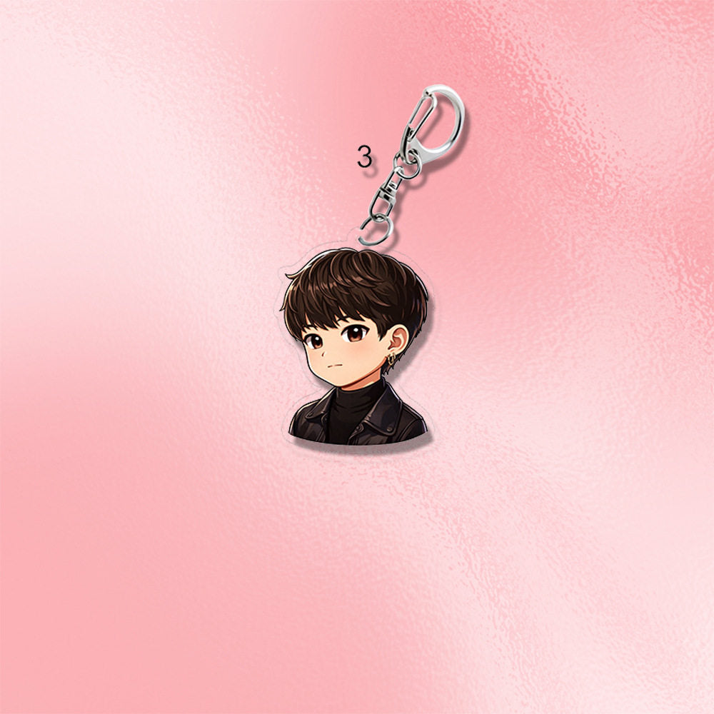 BTS Chibi Acrylic Keychain