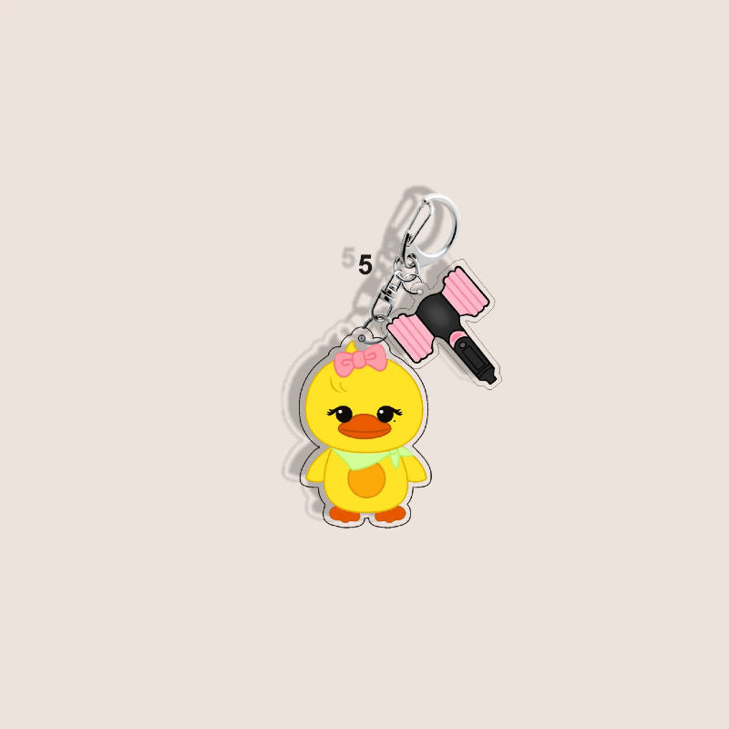 BLACKPINK Cartoon Acrylic Keychain