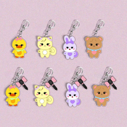 BLACKPINK Cartoon Acrylic Keychain