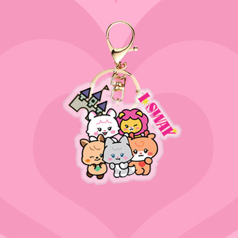(G)I-DLE Cartoon Acrylic Keychain