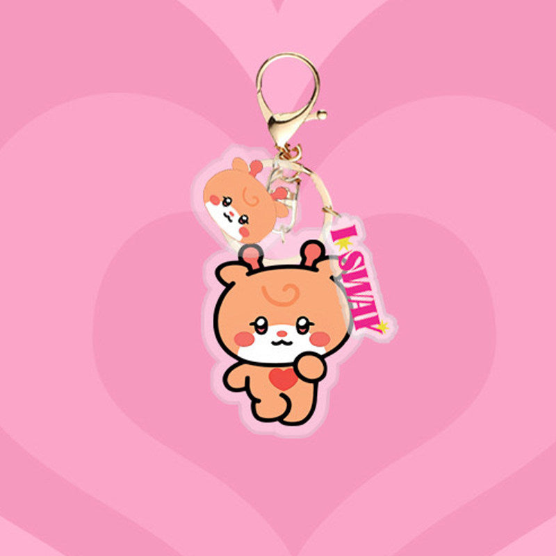 (G)I-DLE Cartoon Acrylic Keychain