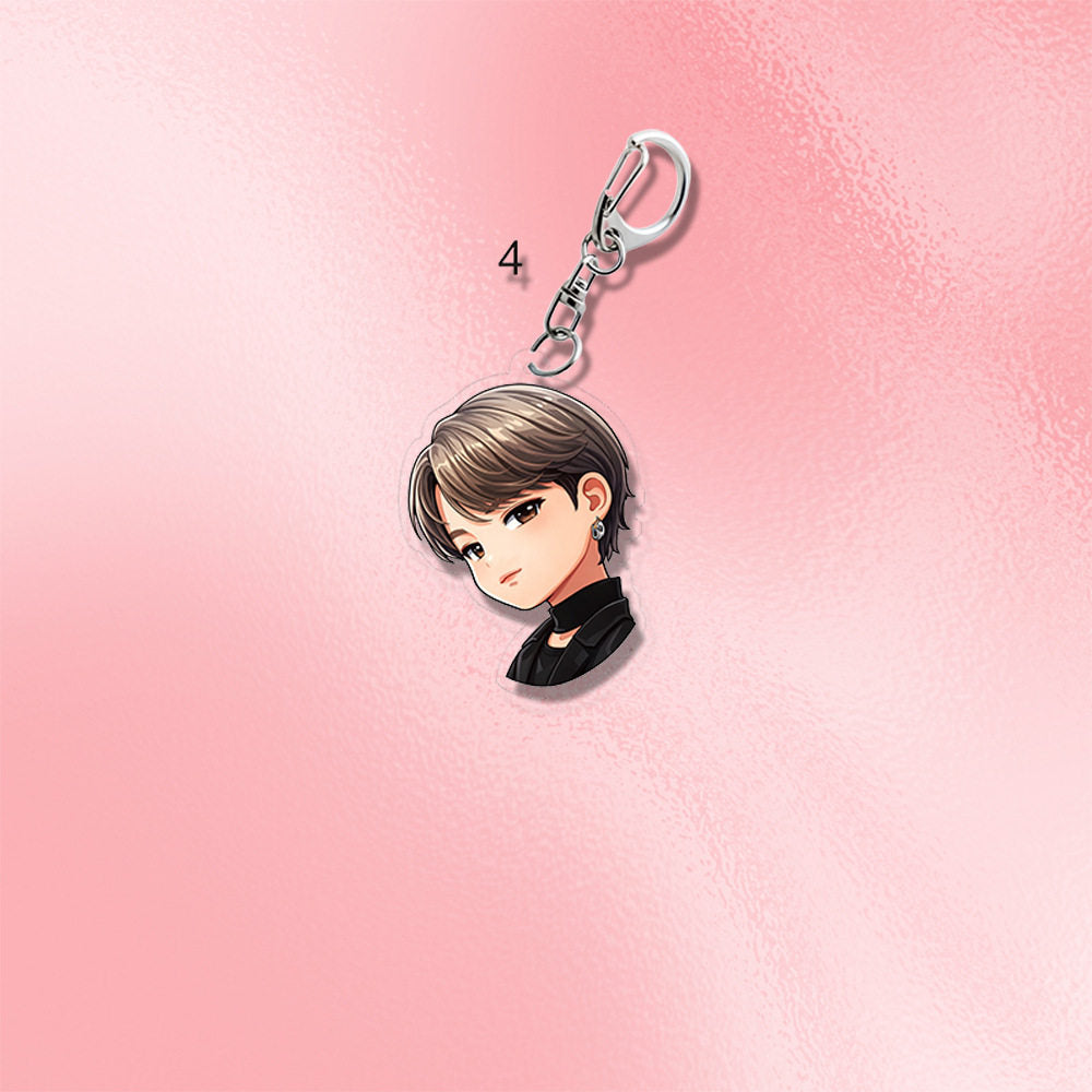 BTS Chibi Acrylic Keychain