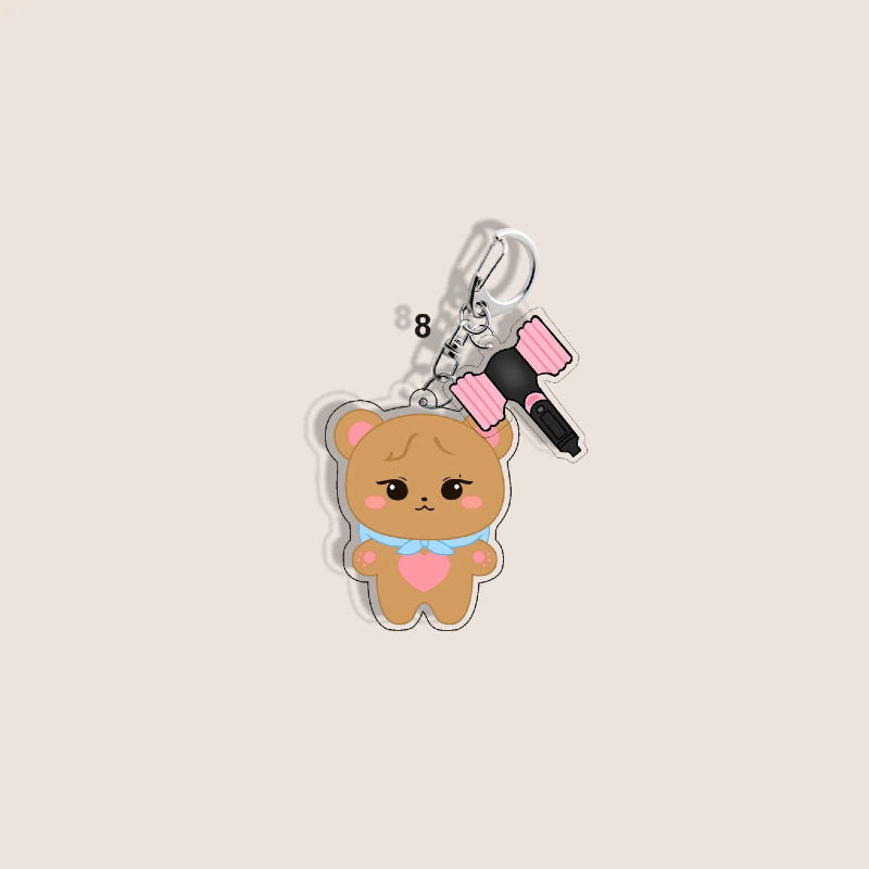 BLACKPINK Cartoon Acrylic Keychain