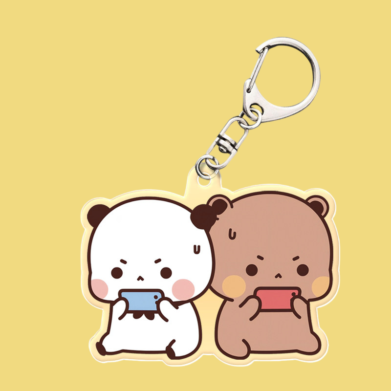 Bubududu Acrylic Keychain - Double Version | Cute Kawaii Bag Charm