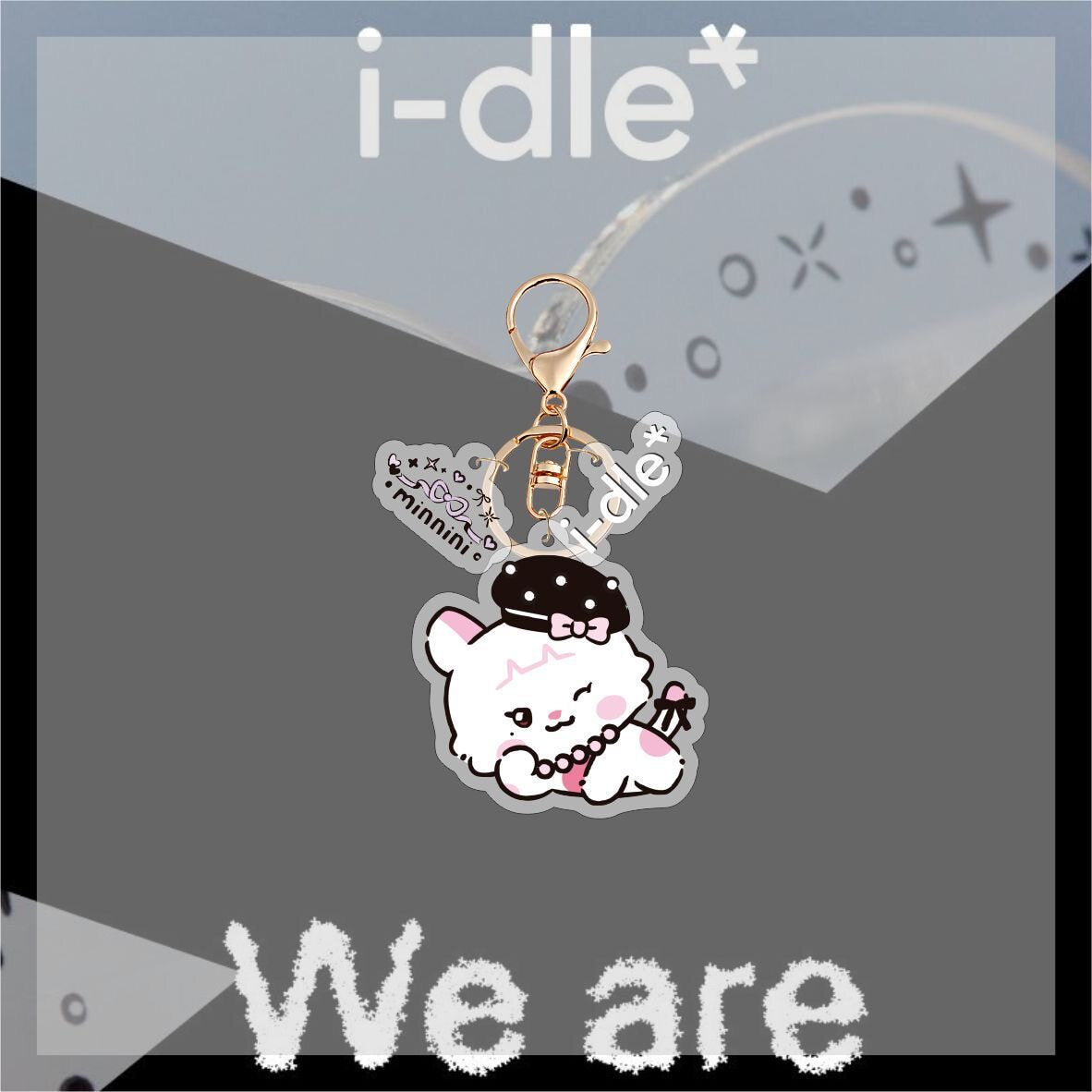 (Pre-order)(G)I-DLE Acrylic Keychain