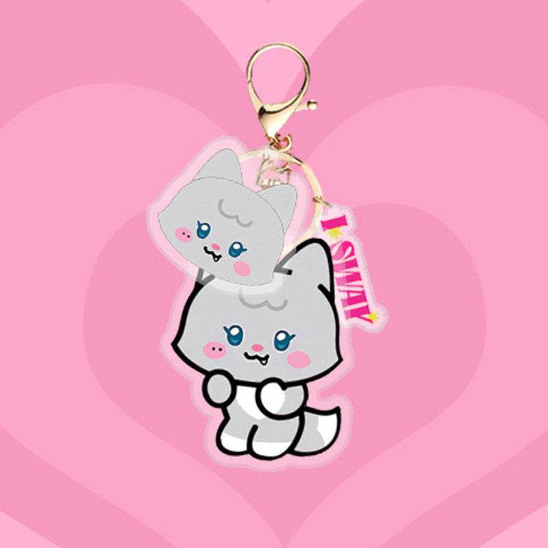 (G)I-DLE Cartoon Acrylic Keychain