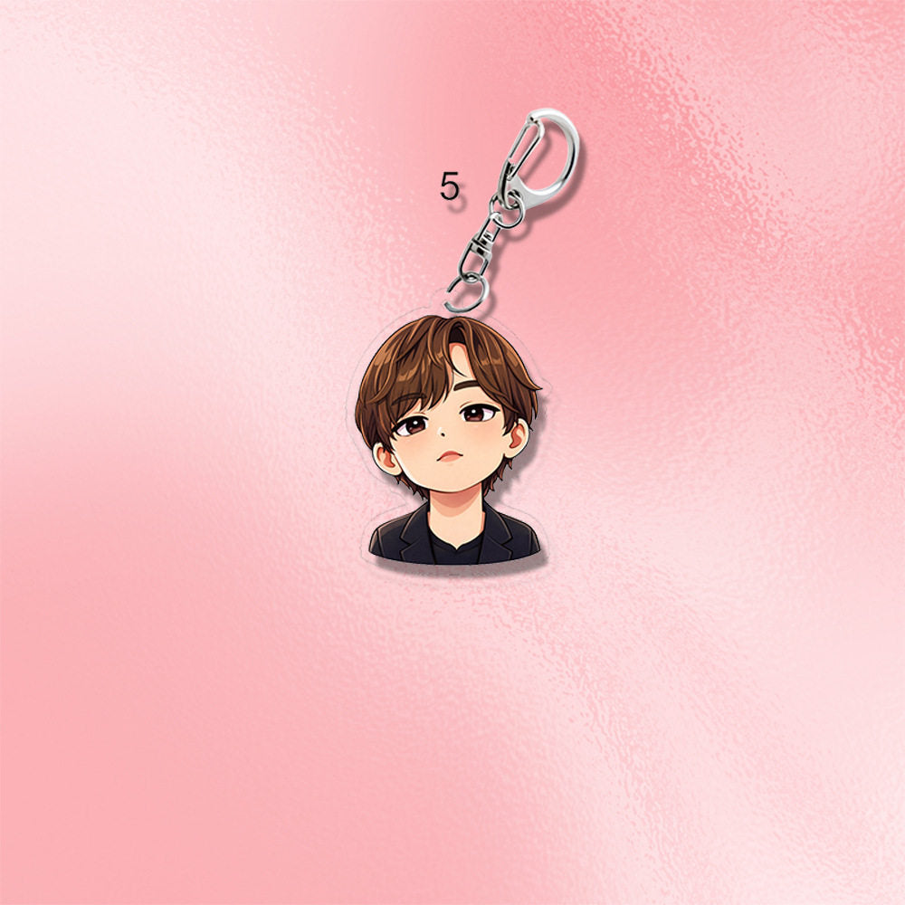 BTS Chibi Acrylic Keychain
