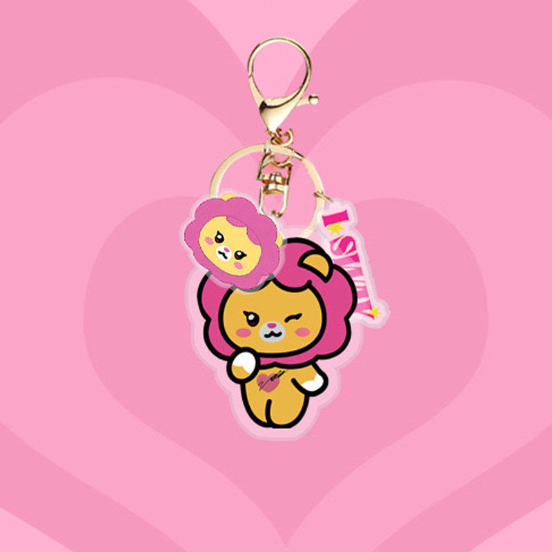 (G)I-DLE Cartoon Acrylic Keychain