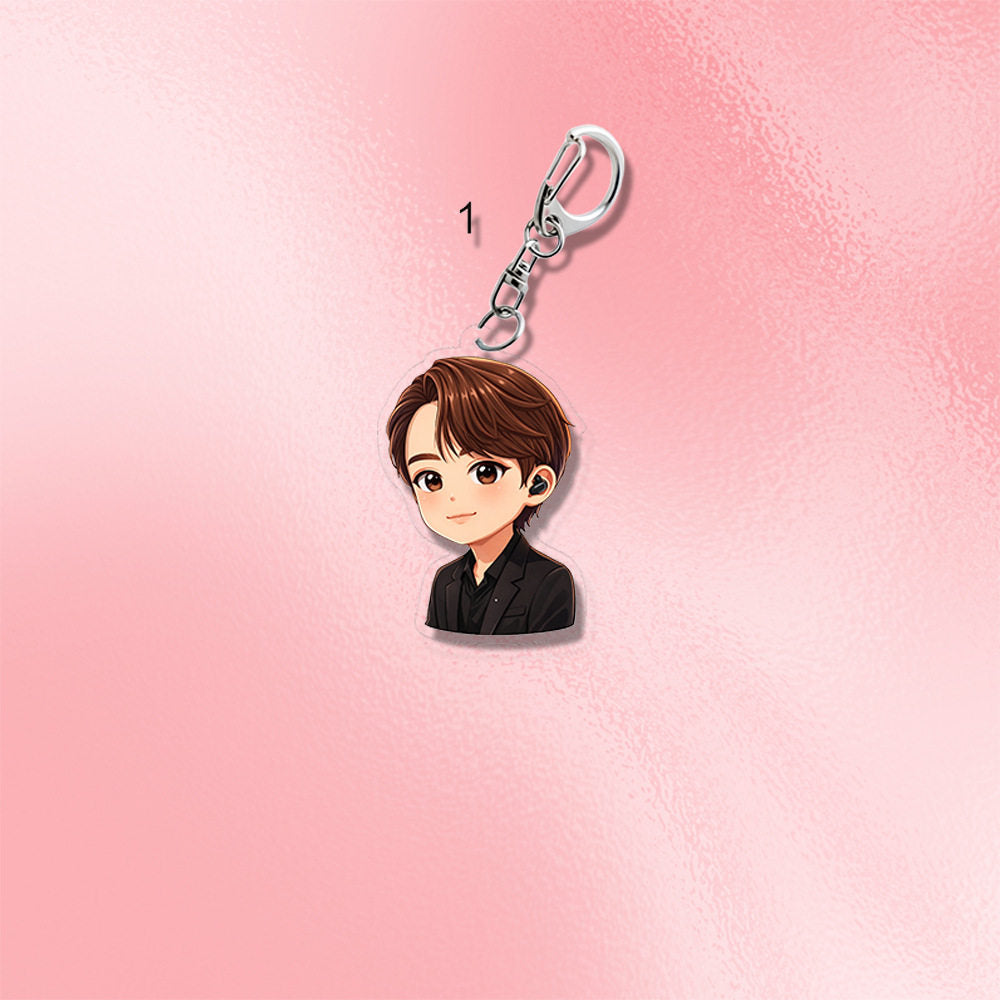 BTS Chibi Acrylic Keychain