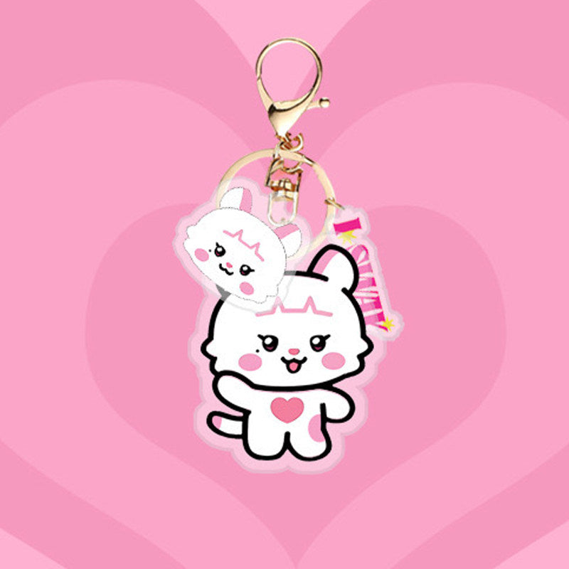 (G)I-DLE Cartoon Acrylic Keychain