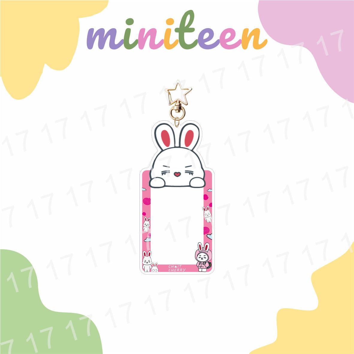 SEVENTEEN MiniTeen Photocard Frame Keychain