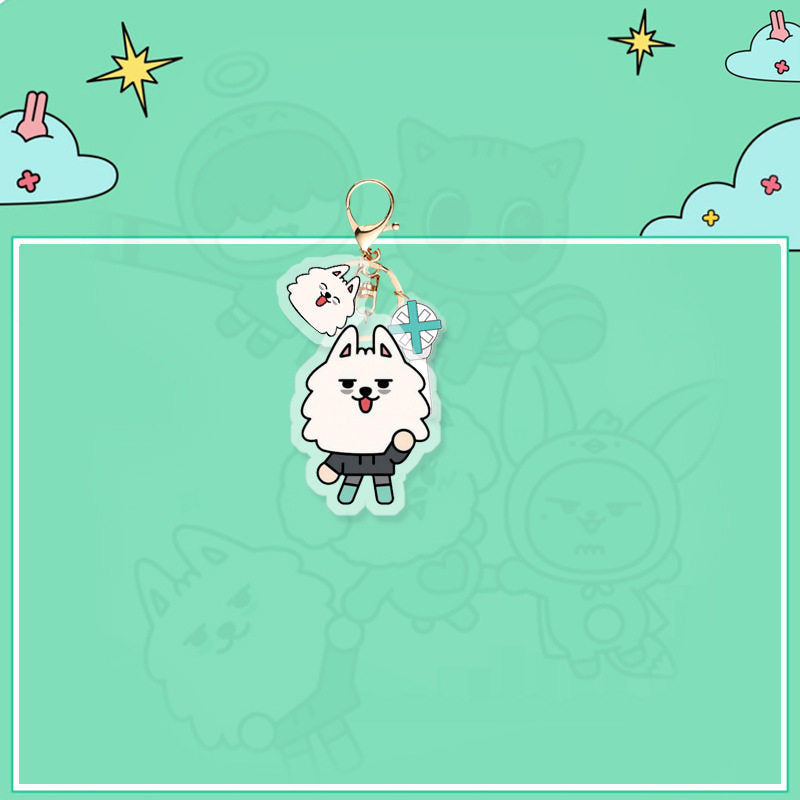 TXT Ppulbatu Acrylic Keychain — K-POP Fan Accessory