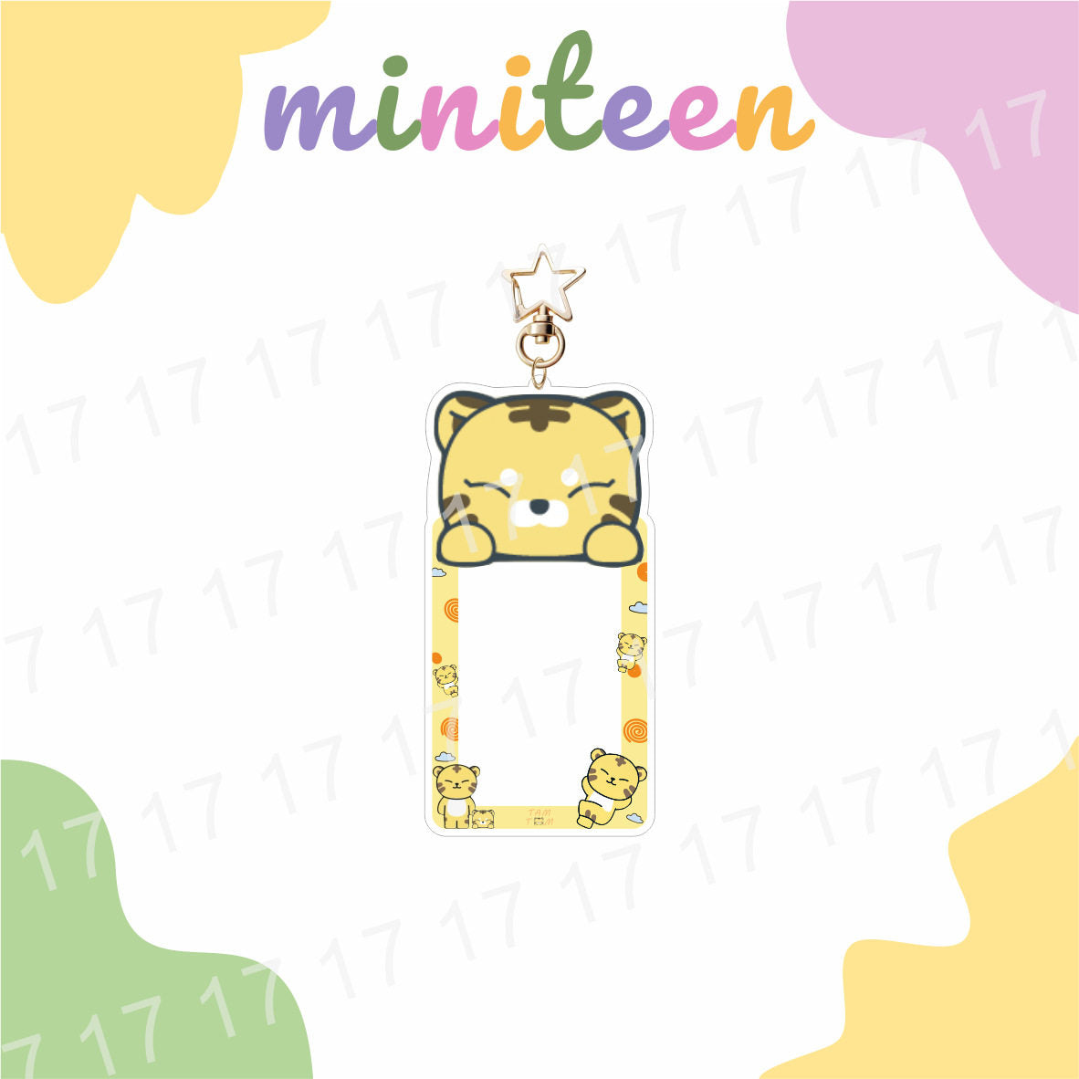 SEVENTEEN MiniTeen Photocard Frame Keychain