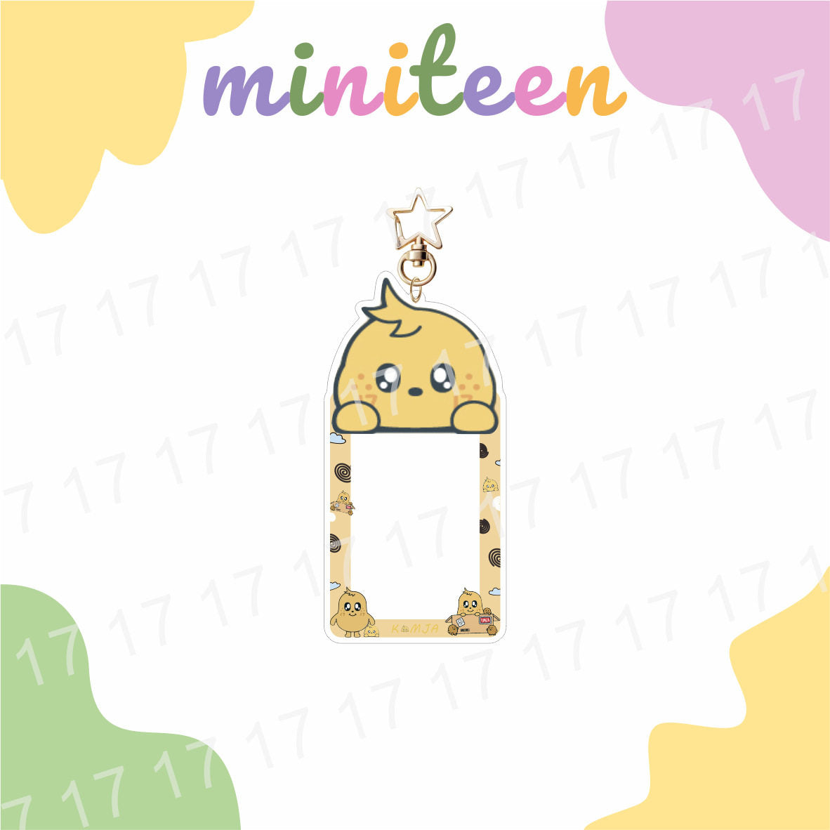 SEVENTEEN MiniTeen Photocard Frame Keychain