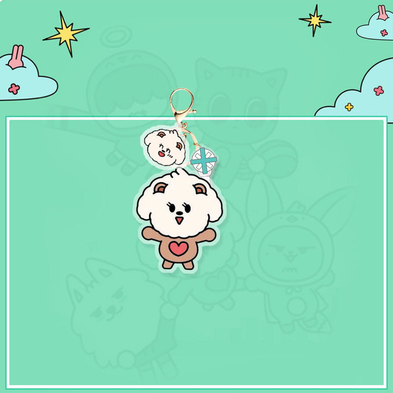 TXT Ppulbatu Acrylic Keychain — K-POP Fan Accessory