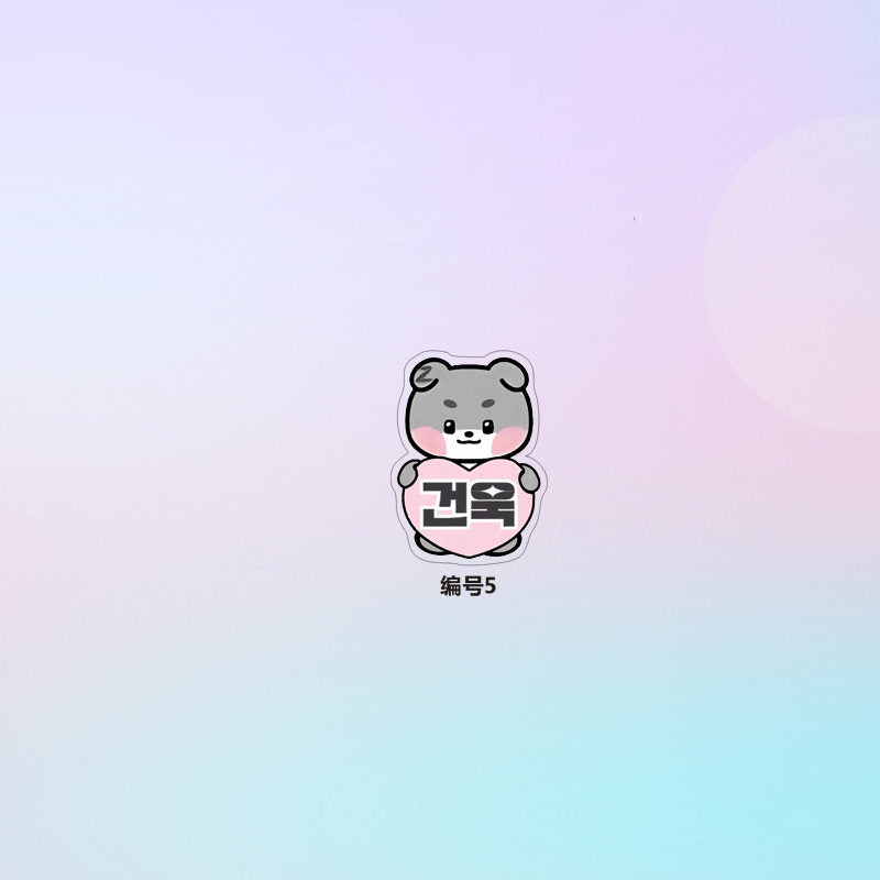 ZB1 Cartoon Pin Badge