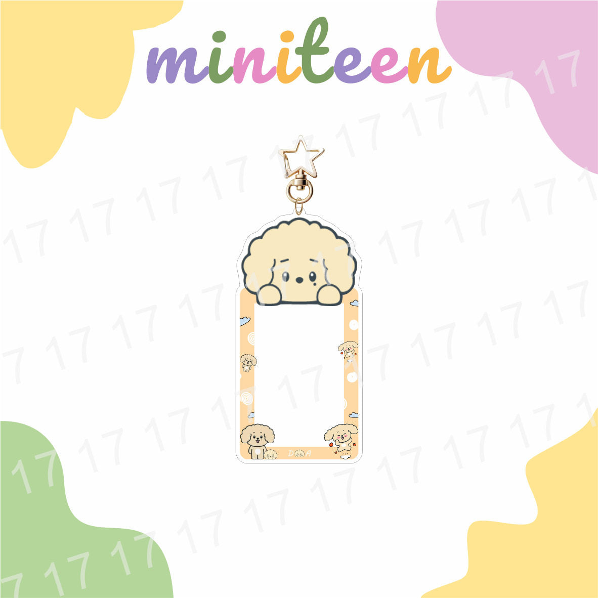 SEVENTEEN MiniTeen Photocard Frame Keychain
