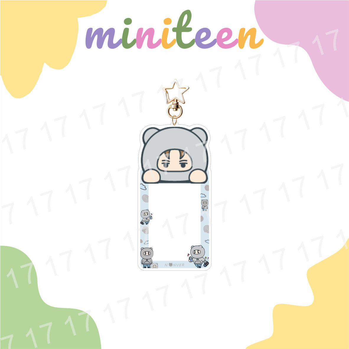 SEVENTEEN MiniTeen Photocard Frame Keychain